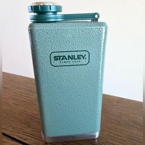 Stanley Classic Flask 8oz with Never-Lose Cap Wide Mouth Stainless Steel Flask
